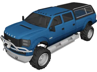 Dodge Pickup XL 3D Model