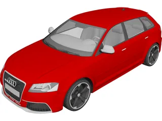 Audi RS3 Sportback (2012) 3D Model