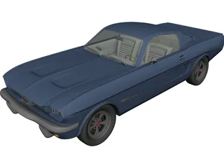 Ford Mustang (1966) 3D Model