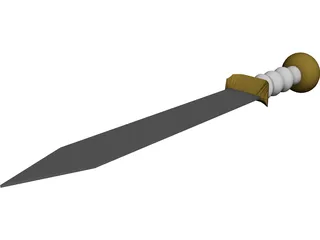 Roman Sword 3D Model