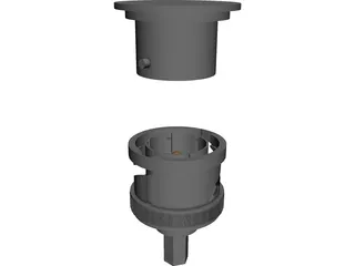 BNC Connectors 3D Model