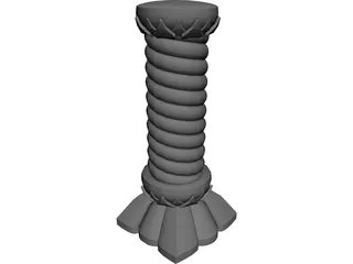 Fantasy Column 3D Model