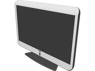 Sony Black Screen Plasma 3D Model