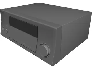 Yamaha Amplifier 3D Model