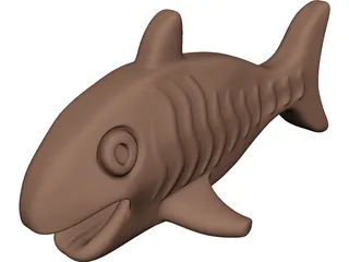 Chocolate Fish 3D Model 3D Preview