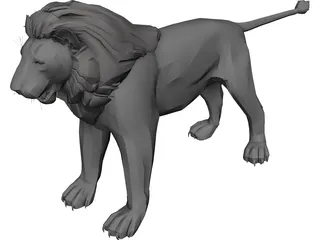 Lion 3D Model