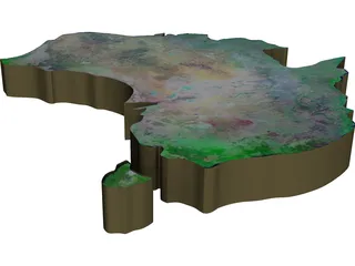 Australia 3D Model