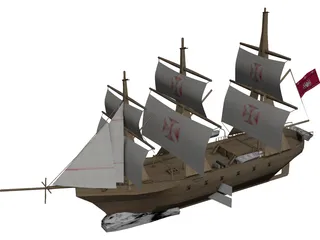 Barco 3D Model