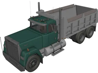 Mack Dumpster 3D Model