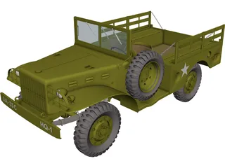 Dodge WC51 3D Model