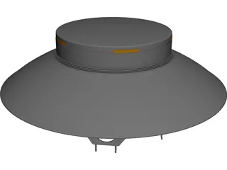 UFO (The Invaders) 3D Model