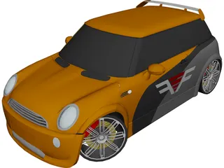 Mini Cooper [Tuned] 3D Model
