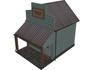 Short Shop 3D Model