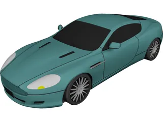 Aston Martin DB9 3D Model