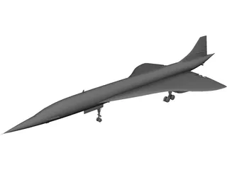 Concorde 3D Model