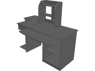 Computer Desk 3D Model