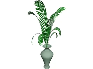 Plant In Vase 3D Model 3D Preview