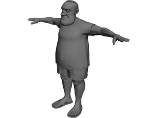 Big Daddy 3D Model