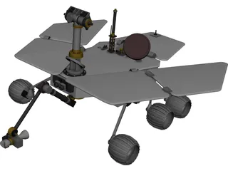 Mars Express Rover 3D Model