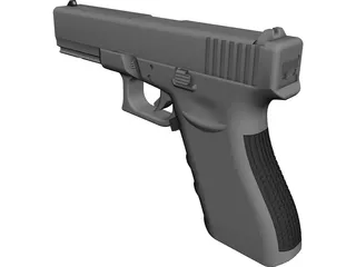 Glock 21 3D Model 3D Preview