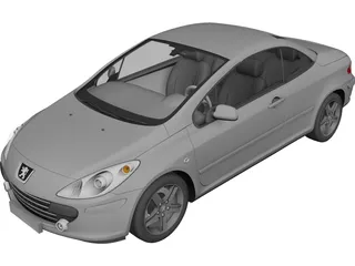 Peugeot 307 CC 3D Model