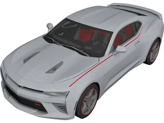 Chevrolet Camaro SS (2016) 3D Model