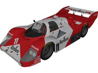 Porsche 956 (1983) 3D Model