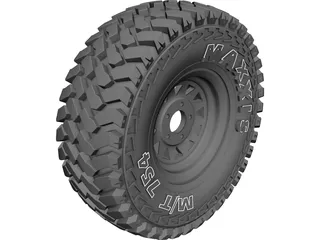 Maxxis Offroad Tire 3D Model 3D Preview