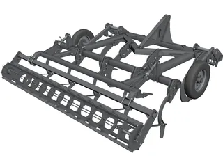 Cultivator Subsoiler CAD 3D Model