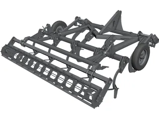 Cultivator Subsoiler 3D Model