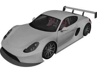 Porsche Cayman Concept SuperSport 3D Model