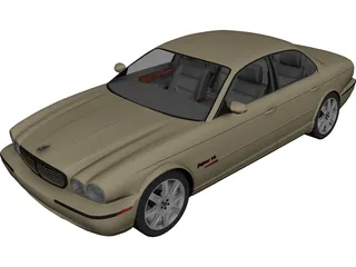 Jaguar XJR (2004) 3D Model