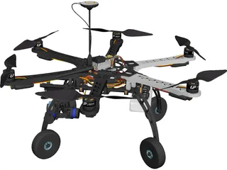 Condor Drone 3D Model