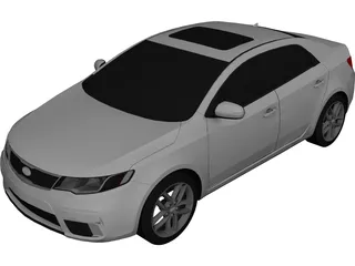 Kia Cerato (2010) 3D Model