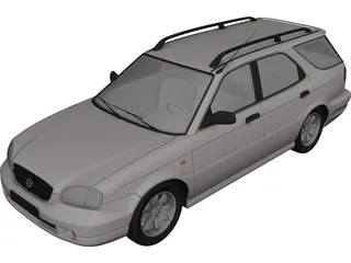 Suzuki Baleno Kombi (1999) 3D Model