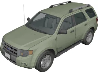 Ford Escape Hybrid 3D Model