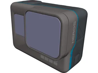 GoPro Hero 5 CAD 3D Model