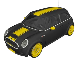 Mini Cooper S Modified (2005) 3D Model