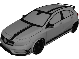 Mercedes-Benz A45 AMG Edition 1 3D Model 3D Preview