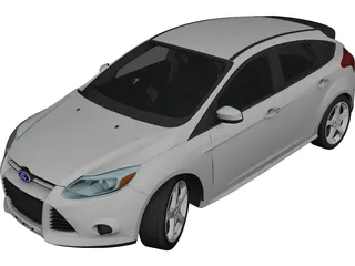 Ford Focus (2014) 3D Model