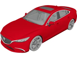 Mazda 6 Sedan (2016) 3D Model