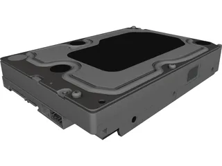 WD Caviar Black HDD 3D Model