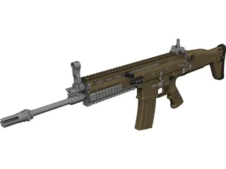 FN SCAR L 3D Model