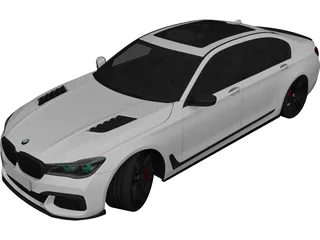BMW 7-Series G12 (2016) 3D Model