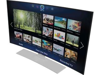 Samsung TV Curved 3D Model