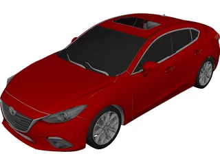 Mazda 3 Sedan (2014) 3D Model