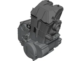 Husaberg Engine 450cc 3D Model