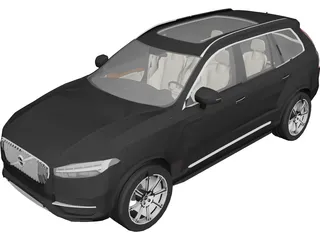 Volvo XC90 (2015) 3D Model 3D Preview