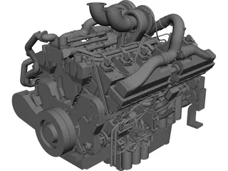 Engine 2L 4-cylinder CAD Model - 3DCADBrowser