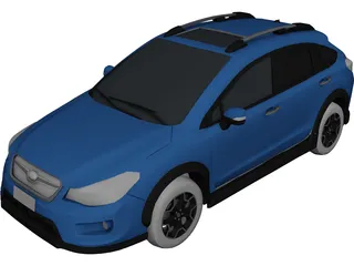 Subaru XV 3D Model 3D Preview